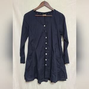 Tulip Navy Blue Tunic Size S
